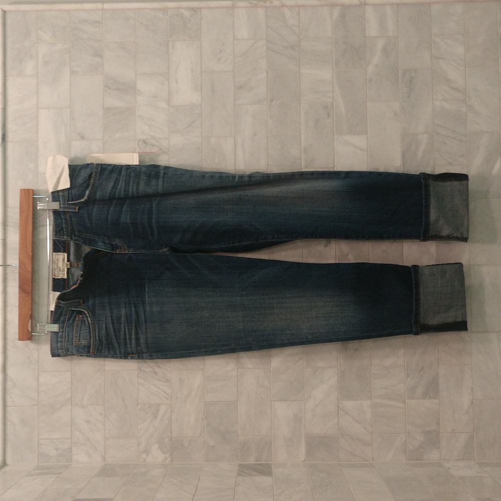 Current/Elliott Women's Skinny Jeans - Dark Blue